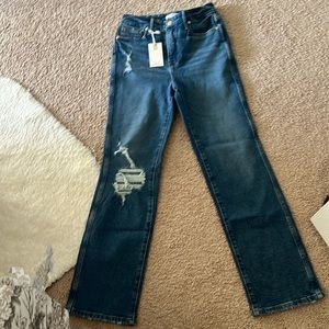 Good American flared blue jeans size 2/26